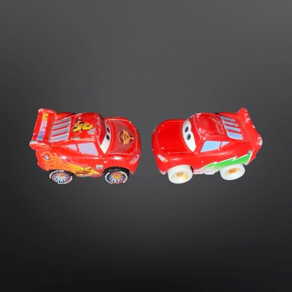 Mini Disney Pixar Cars Lightning McQueen Rusteze & Holiday Hotshot Die-Cast A25 - Picture 2 of 8